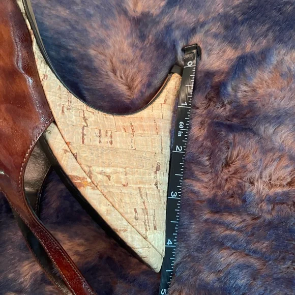 NEW Donald J Pliner Couture Brown Wedge Heels - Picture 3 of 6